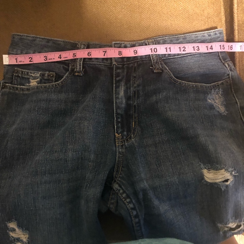 Kenneth Cole Distressed Jeans Medium Wash Jean - Picture 12 of 13